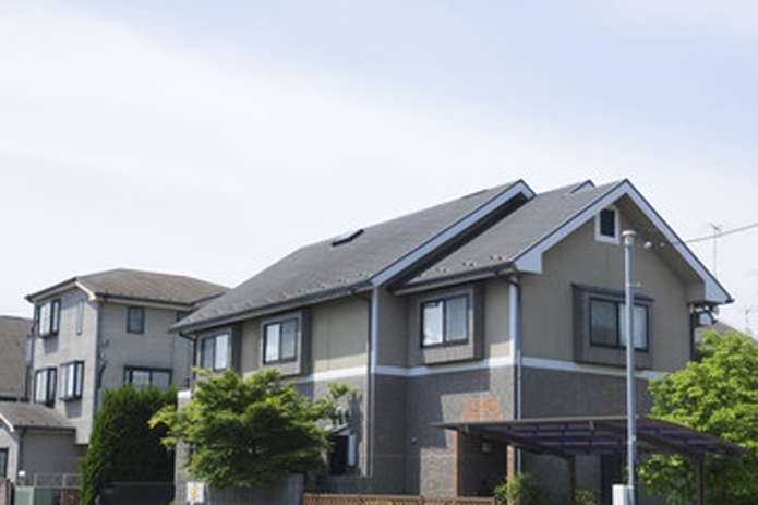 屋根の遮熱シリコン塗装